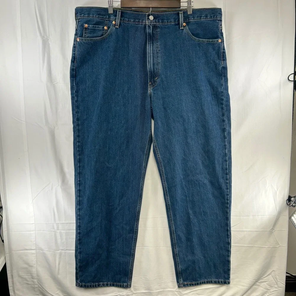 Levi's 550 Relaxed Fit Jeans Mens 46x34 Blue Medium Wash Tapered Leg